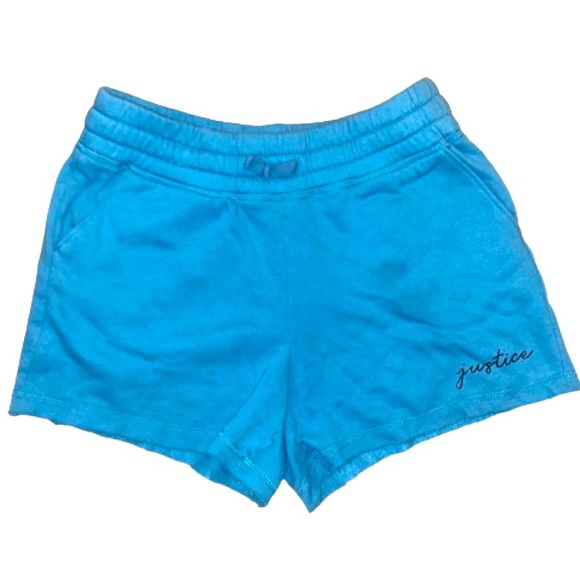 Justice Other - Justice Girl’s Size Large (12/14) Blue Elastic Sweat Shorts